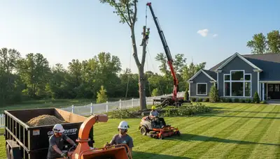 Professional lawn care and tree removal in St Louis, MO by Chop Chop Tree experts