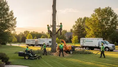 Professional tree removal and lawn care service in St Louis, MO by Chop Chop Tree experts