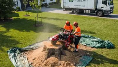 Professional stump removal service in St Louis MO with expert tree grinding and cleanup