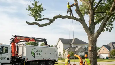 Professional tree removal service in St Louis, MO with experts clearing trees safely and efficiently
