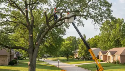 Professional tree removal service in St Louis MO by certified arborists