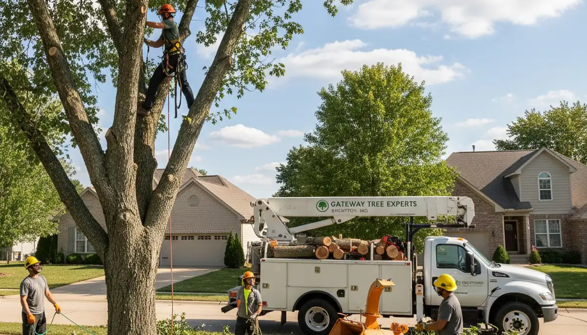 Professional tree removal service in St Louis MO by certified arborists