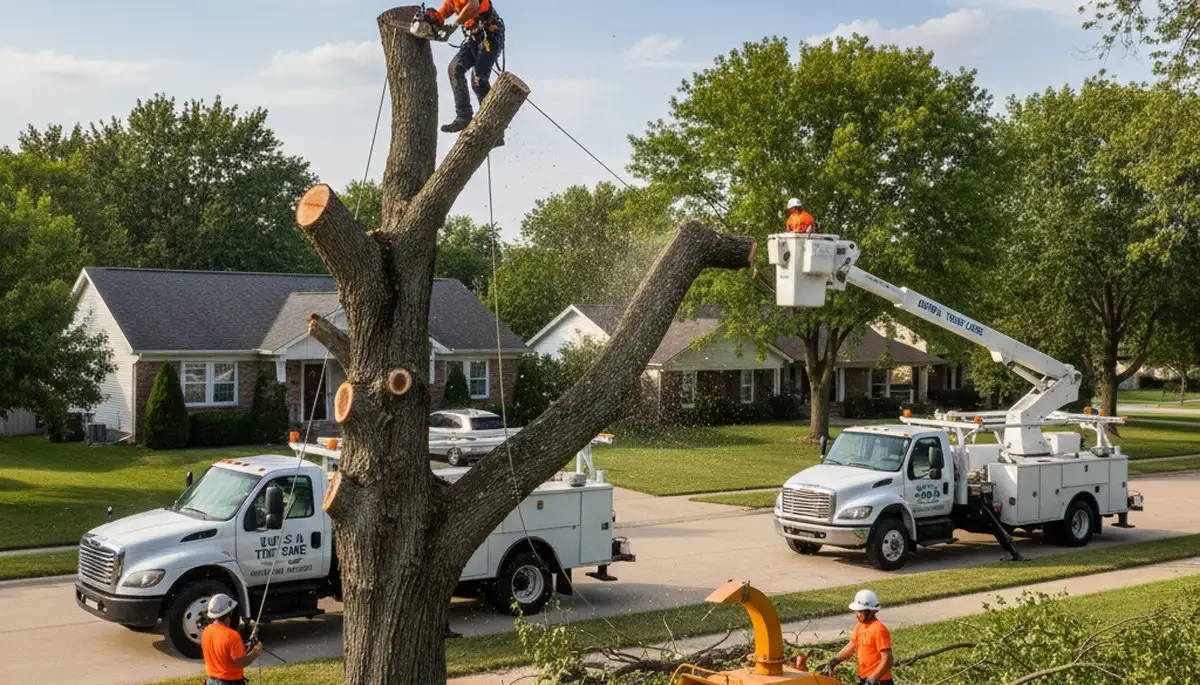 Professional tree removal service in St Louis MO by certified arborists