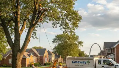 Professional tree removal service in St Louis MO by certified arborists