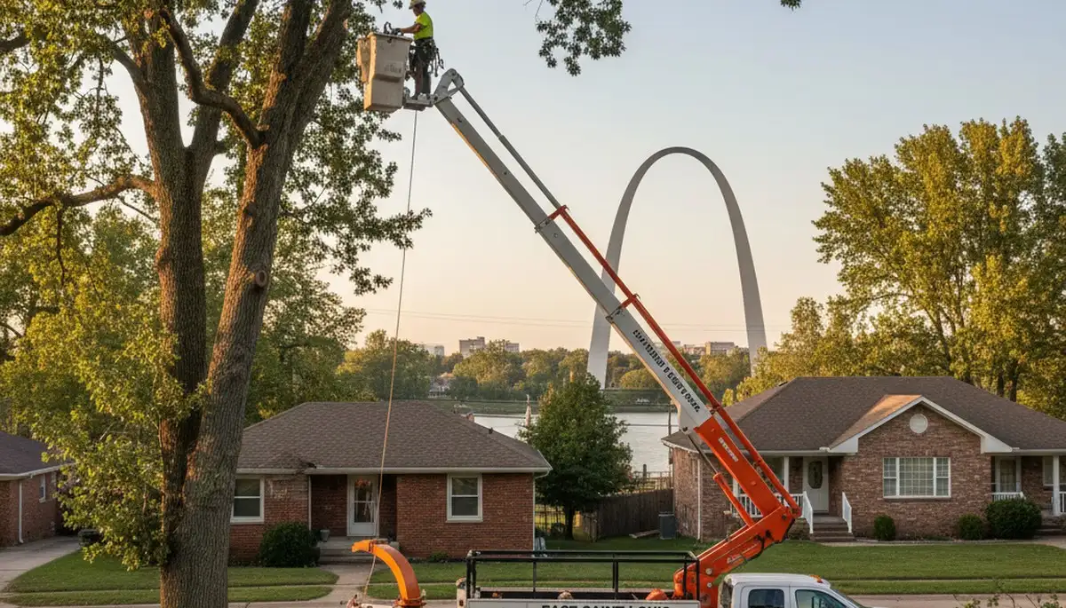Professional tree removal service in St Louis MO by certified arborists