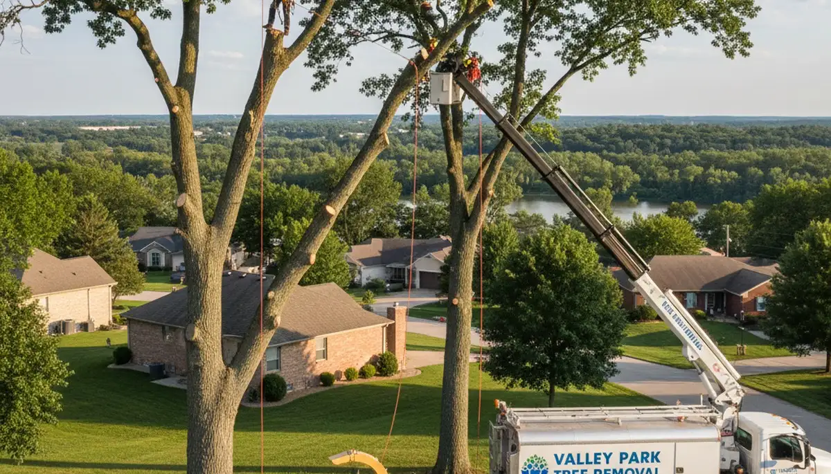 Professional tree removal service in St Louis MO by certified arborists