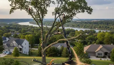 Professional tree removal service in St Louis MO by certified arborists at Tree Service Saint Louis